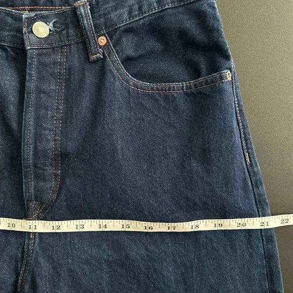 Gap Original Fit Jeans Mens 31 x 34 Dark Wash Button Fly (actual 32 x 31.50) - Picture 10 of 12